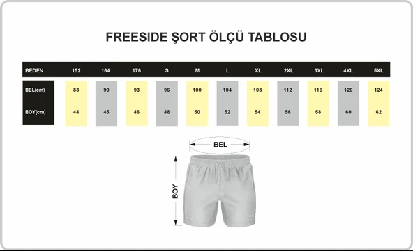 FREESIDE ZONE OUTSIDE TRAINING SHORTS - Resim 10