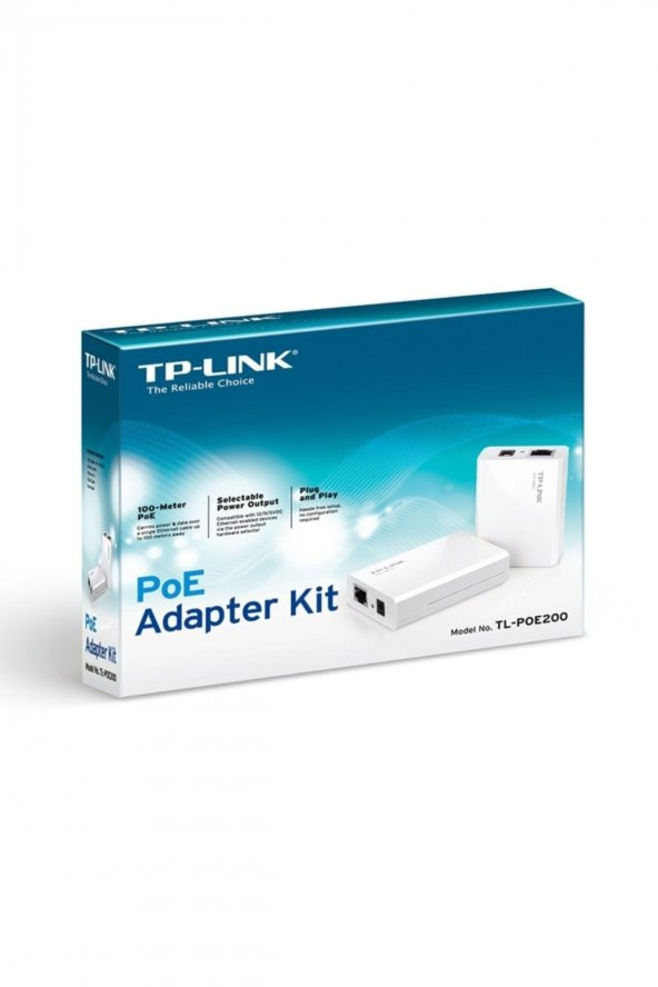 TP-LİNK Tl-poe200 10/100 Poe Kıt Enjektör - Resim 5