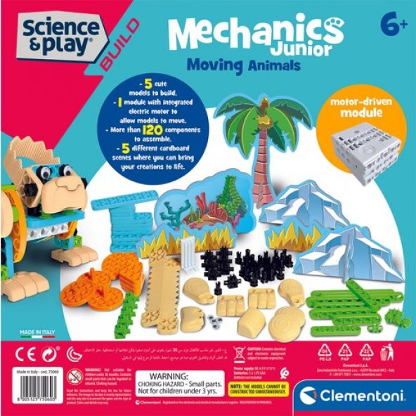 Clementoni Mechanics Junior - Hareketli Hayvanlar - Resim 3