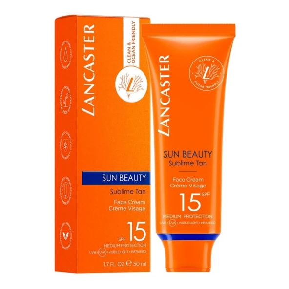 Sun Beauty Silky Cream SPF15 Güneş Koruyucu Yüz Kremi 50ml ürün görseli 1