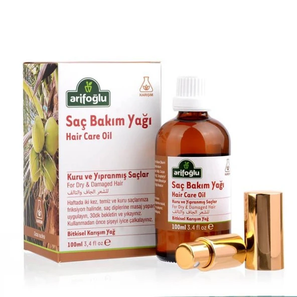Arifoğlu Saç Bakım Yağı Kuru - Yıpranmış Saçlar 100ml ürün görseli 1