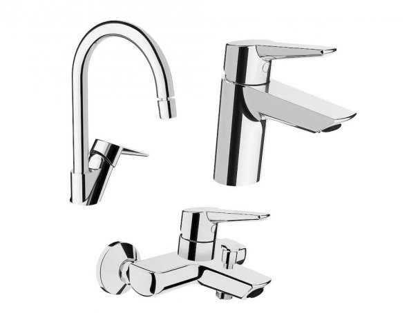 Artema Solid S Lavabo Musluk, Eviye Mutfak ve Banyo Batarya Seti ürün görseli 1