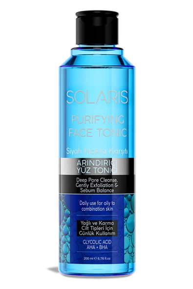 Solaris Yüz Temizleme Toniği Arındırıcı 200 ml ürün görseli 1