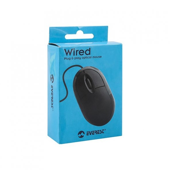 Everest SM-385 Usb Mouse Siyah - Resim 4