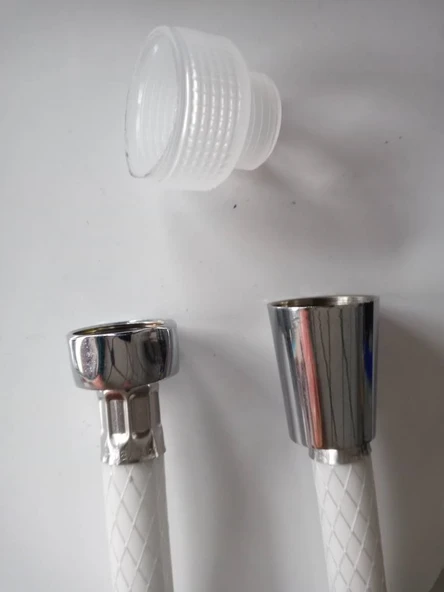 Metal Başlıklı Plastik Duş Hortumu 2 Metre ürün görseli 1