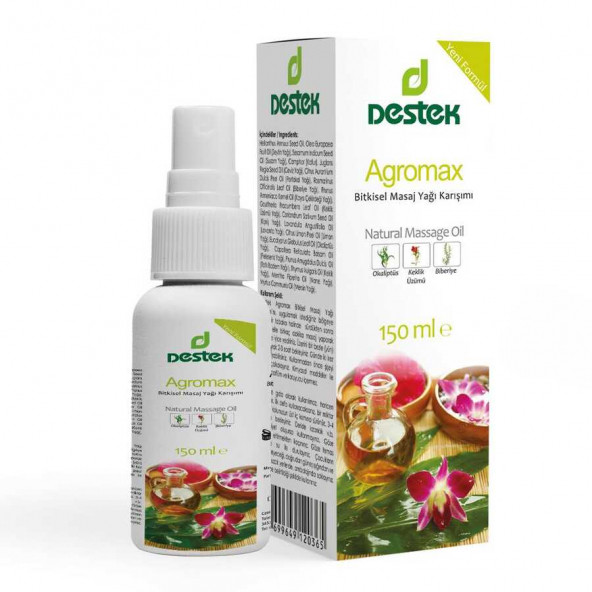 Destek Agromax Masaj Yağı 150 ml ürün görseli 1