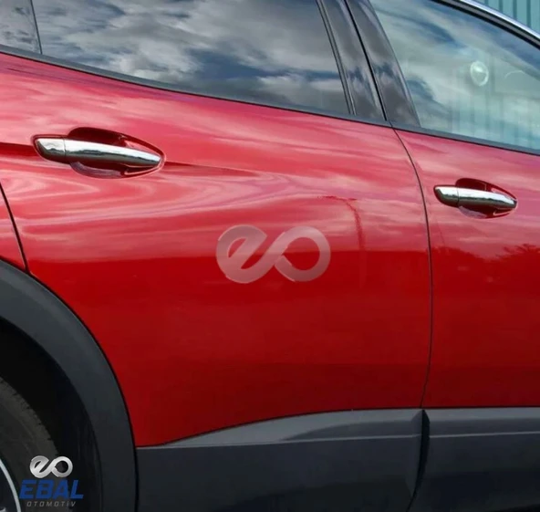 Opel Crossland X Krom Kapı Kolu 4 Kapı 8 2017 üzeri P.Çelik - Resim 4