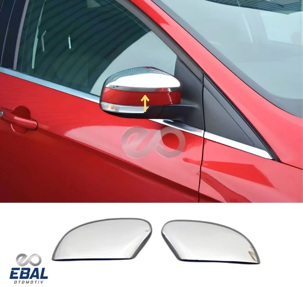 Ford Focus Krom Ayna Kapağı 2 prç. 2008-2018 arası P. Çelik ürün görseli 1