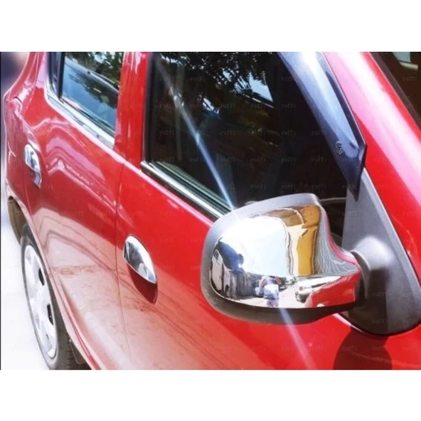 Dacia Duster Krom Ayna Kapağı 2 Parça 2012-2018 Paslanmaz Çelik ürün görseli 1