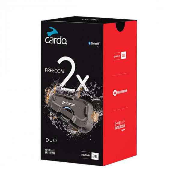 CARDO FREECOM 2X JBL BLUETOOTH VE INTERCOM (İKİLİ PAKET) - Resim 3