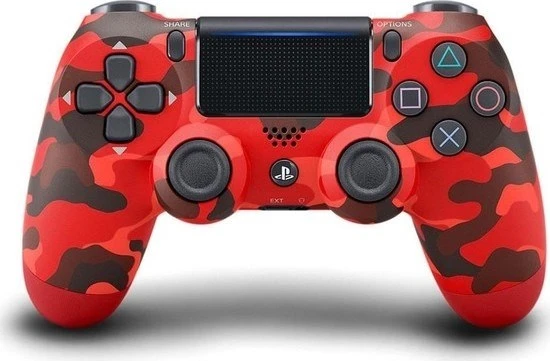 Sony Ps4 Dualshock 4 V2 Gamepad Yeni Nesil Kol Kırmızı Kamuflaj Teşhir ürün görseli 1