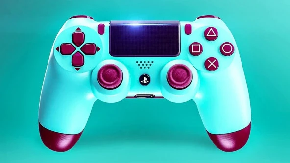 Sony Ps4 Joystick Dualshock 4 V2 Oyun Kolu Gamepad Berry BlueTeşhir ürün görseli 1