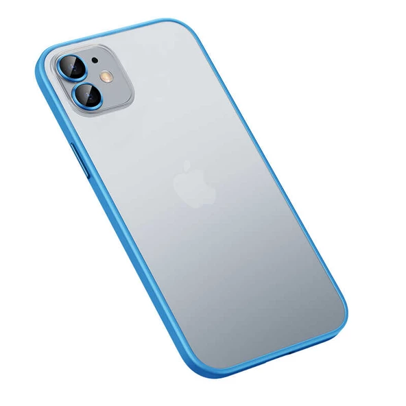 Apple iPhone 11 Kılıf Retro Kenar ve Lens Koruyucu Renkli Kılıf ürün görseli 1