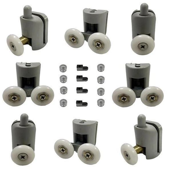 Duşakabin Tekerleği 8Li Set Teker Çapı 24 mm ürün görseli 1