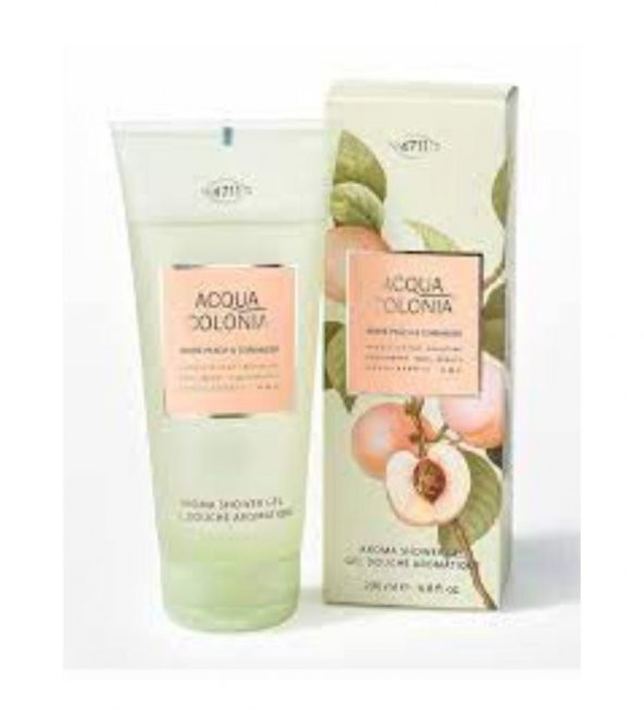 4711 Acqua Colonia White Peach & Coriander Duş Jeli 200 ML ürün görseli 1