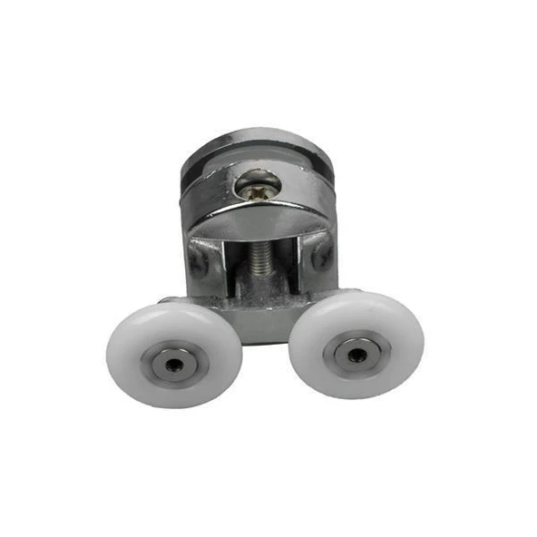 Duşakabin Tekerleği Metal Gövdeli Üst Krom Teker Çapı 22 mm ürün görseli 1