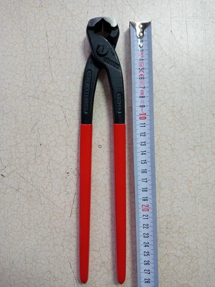 KNİPEX 99 01 -ALMAN MALI 280 LİK  DEMİRCİ-KERPETENİ (PENSE) ürün görseli 1