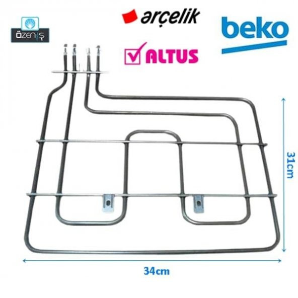 ARÇELİK-BEKO-ALTUS 262900064 FIRIN REZİSTANSI 2200 WATT ürün görseli 1