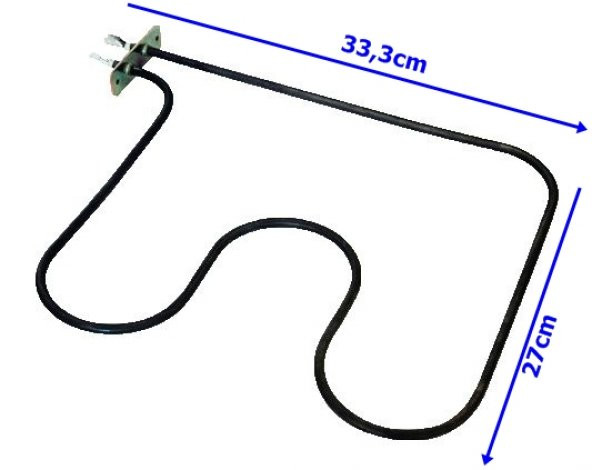Kare Fırını Boru Rezistansı 6.5mm 220 Volt 650Watt ürün görseli 1