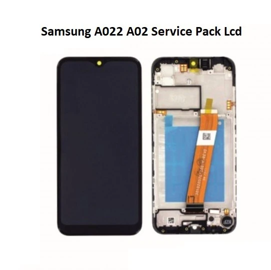 Samsung A022 A02 Lcd Ekran Dokunmatik Çıtalı 100 Kvk Orjinal ürün görseli 1