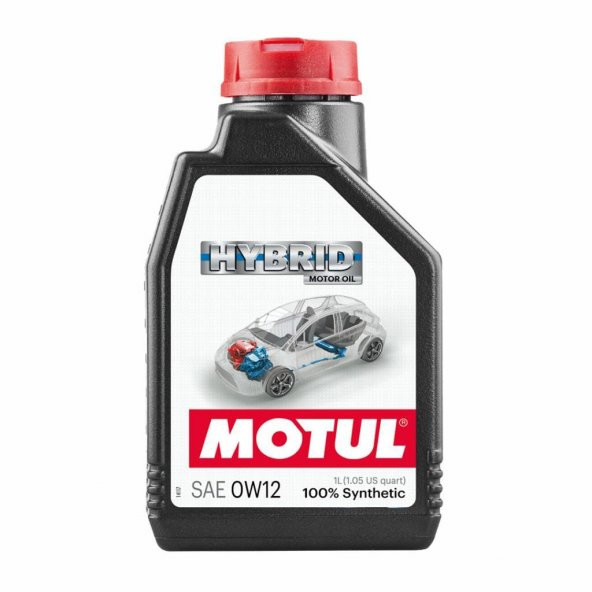 Motul Hybrid 0W-12 1 Lt Tam Sentetik Hybrid Motor Yağı ürün görseli 1