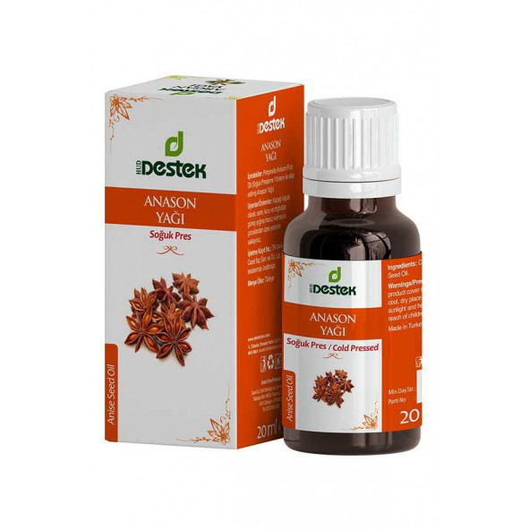 Destek Anason Yağı(Soğuk Pres) 20 ml ürün görseli 1