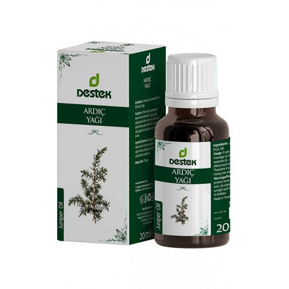 Destek Ardıç Yağı(Distile) 20 ml ürün görseli 1