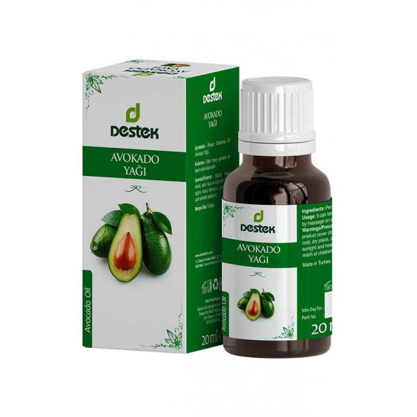 Destek Avokado Yağı 20 ml ürün görseli 1