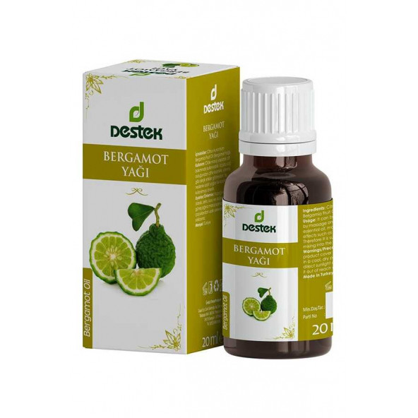 Destek Bergamot Yağı 20 ml ürün görseli 1