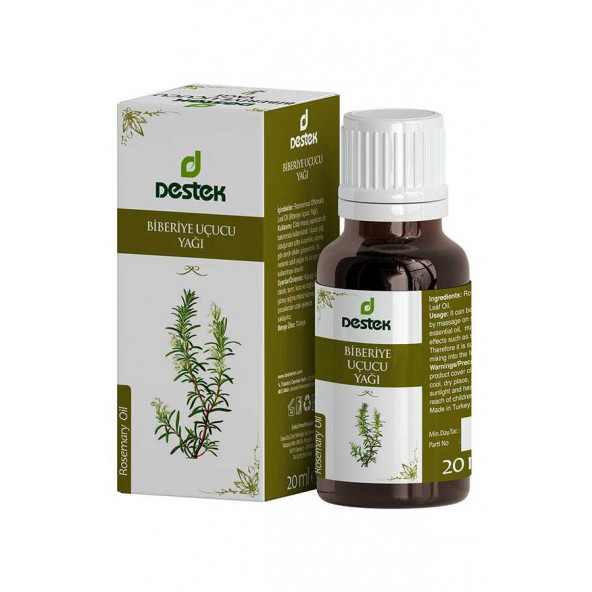 Destek Biberiye Yağı 20 ml ürün görseli 1