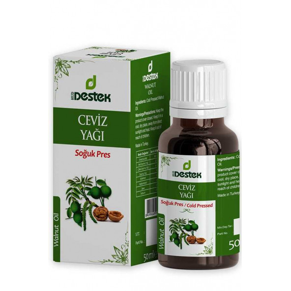Destek Ceviz Yağı(Soğuk Pres) 50 ml ürün görseli 1