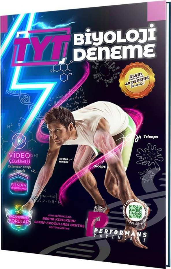 PERFORMANS TYT BİYOLOJİ DENEME KİTABI (40 DENEME) ürün görseli 1