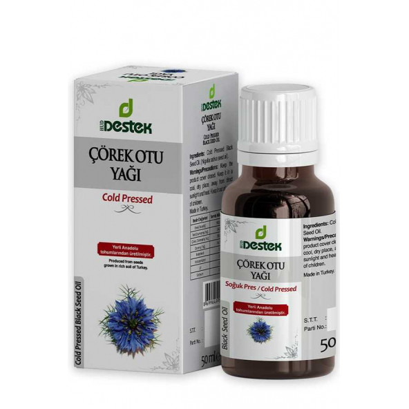 Destek Çörekotu Yağı 50 ml ürün görseli 1