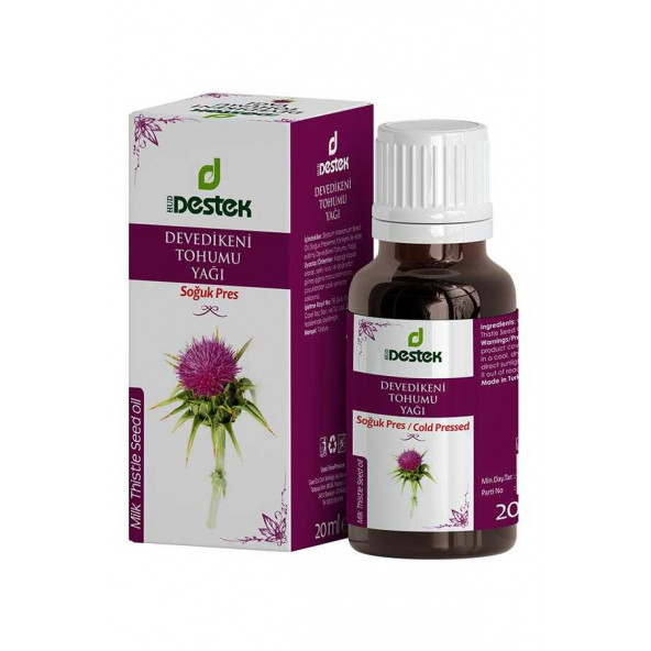 Destek Devedikeni Tohumu Yağı(Soğuk Pres) 20 ml ürün görseli 1