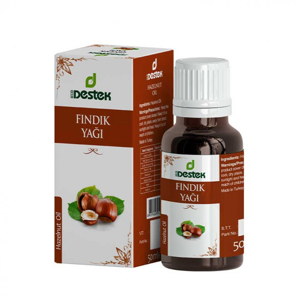 Destek Fındık Yağı(Soğuk Pres) 50 ml ürün görseli 1