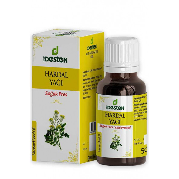 Destek Hardal Yağı (Soğuk Pres)50 ml ürün görseli 1