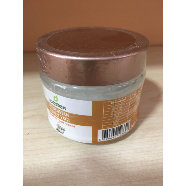 Destek Hindistan Cevizi Yağı(Soğuk Pres) 300 ml ürün görseli 1