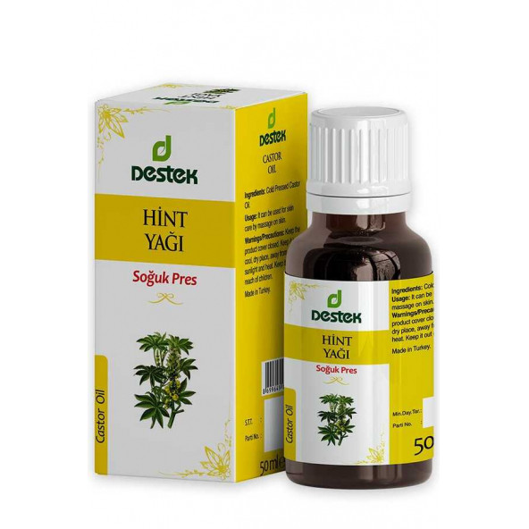 Destek Hint Yağı(Soğuk Pres) 50 ml ürün görseli 1