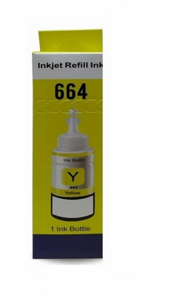 Epson Uyumlu T6644/6734 (70ML) Muadil Sarı Mürekkep ürün görseli 1
