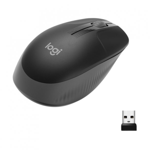 Logitech M190 Kablosuz Charcoal Mouse 910-005905 - Resim 2