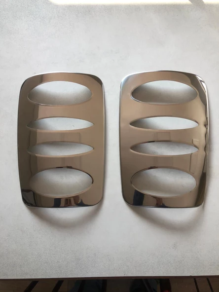 VW Caddy Krom Stop Çerçeve 2 Parça P.Çelik 2004-2015 Arası - Resim 3