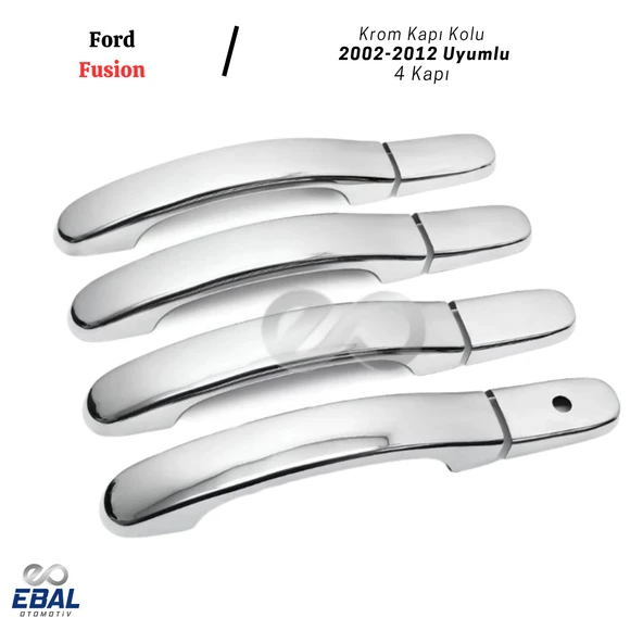 Ford Fusion Krom Kapı Kolu 4 kapı 2002-2012 Uyumlu P. Çelik - Resim 4