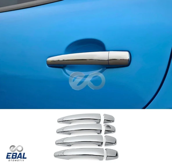 Peugeot 5008 Krom Kapı Kolu  4 kapı 2009-2016 Paslanmaz Çelik ürün görseli 1