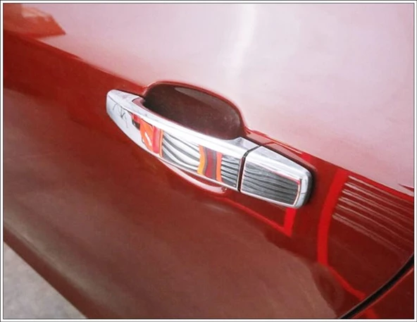 Chevrolet Epica Krom Kapı Kolu 4 Kapı 2007-2011 Paslanmaz Çelik - Resim 4