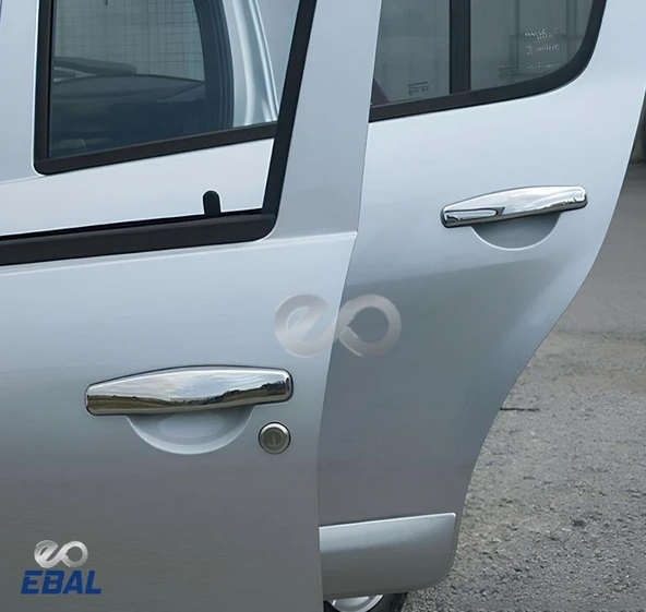Renault Clio 3 Symbol Krom Kapı Kolu 4 Prç. 2009-2013 P.çelik - Resim 3