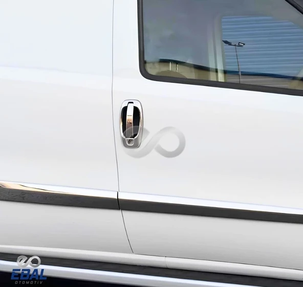 Peugeot Bipper Krom Kapı Kolu+çerçeve 4 Kapı 8 Prç. 2008 Üzeri P.ÇELİK - Resim 2