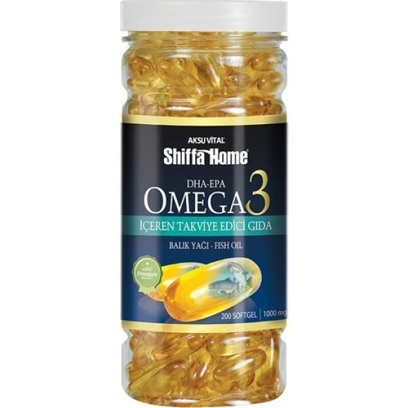 Shiffa Home Omega3 Yumuşak 1000 Mg X 200 Kapsül ürün görseli 1