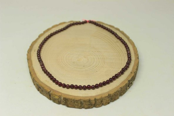 Lal (Granat) (Garnet) Taşı Dizi 4-4.5mm Aralığı ürün görseli 1