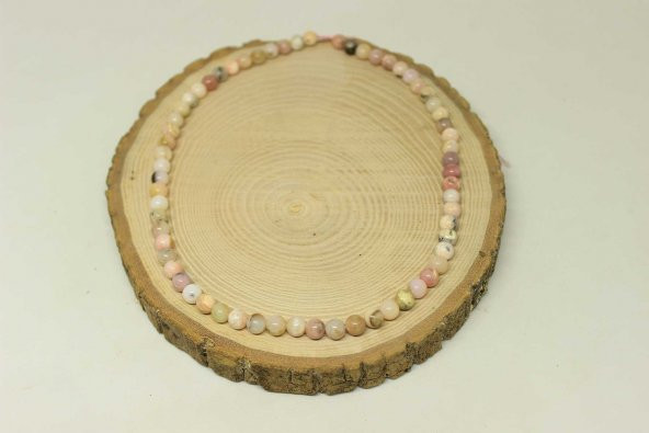 Pembe Opal Taşı Royal Quality Dizi 6mm ürün görseli 1