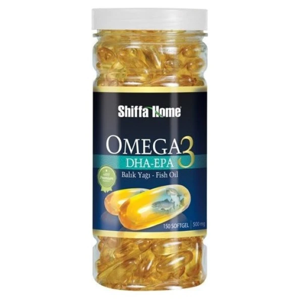 Shiffa Home Omega 3 Balık Yağı 500Mg 150 Softjel ürün görseli 1